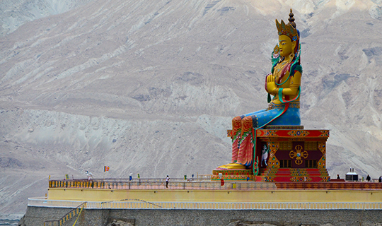 Maitrey Buddha Statue, Diskit Monastery, Nubra